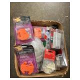 Box Lot With Door Lock, Assorted Hardware