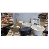 Box Of Assorted Kitchen Items Including (2)