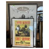 (2) Framed Lynyrd Skynyrd Posters