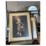 (3) Vintage Japanese Straw Art Marquetry Pieces