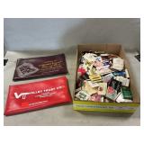 Collection Of Matchbooks, Bank Bags