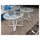 (2) Outdoor Side Tables