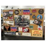 Bulletin Board With Keychains, Advertising,