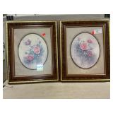 Pair Of Floral Prints