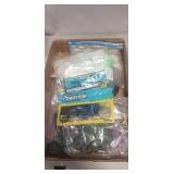 Tray Lot Of Assorted Soft Plastic Bait