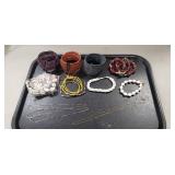 (8) Assorted Ladies Bracelets & (2) Necklaces