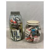 Vintage Jars Full Of Matchbooks