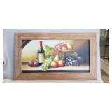 (1) Framed Oil On Canvas Painting (28.5"×16.5")