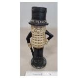 (1) "Mr. Peanut" Planters Cast Iron Bank