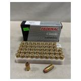 (50) Rounds Of Federal .45 Auto Ammo