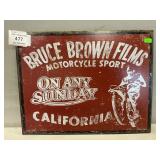 Retro-Style Motorcycle Sport Metal Sign