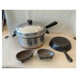 Cast Iron Skillet & Smelting Pots, Cookware
