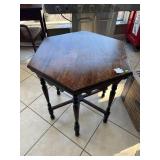 Vtg Hexagonal Table