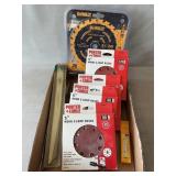 Lot Of Saw Blades, Sanding Discs