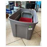 Storage Tote (No Lid) With Small Bins, Basin