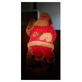 Vintage Illuminated "Santa Claus" Sign "Merry