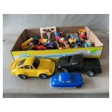 Lot Of Assorted Toy Vehicles, Signs, Parts