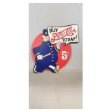 Vintage Double Sided "Pepsi-Cola" Cardboard