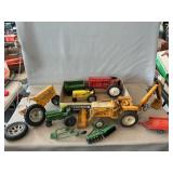 Vintage Ertl Die-Cast Backhoe, Tru Scale Tractors