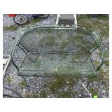 Metal Outdoor Love Seat