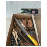 Level, Wood Rules, File, Bits & Asst. Tools