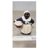 (1) Black Americana Cast Iron Bank
