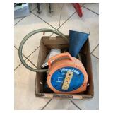 Box Lot With Extension Cord Reel, Pump, Shop