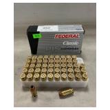 (50) Rounds Of Federal .45 Auto Ammo