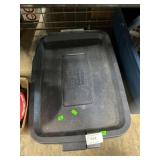 Tote With Glassware, Christmas, Vanity Tray