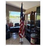 American Flag & Stand