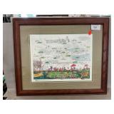 Bruce Johnson Golfing Print