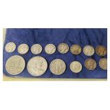 (14) Assorted Silver U.S. Coins (90% Silver)