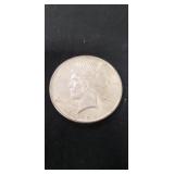 (1) 1922 U.S.  Silver Peace One Dollar Coin