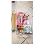 Box Lot Of Assorted Childrens Musical Toys & More