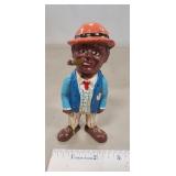 (1) Black Americana Cast Iron Bank