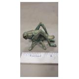 (1) Cast Iron Cricket Figurine