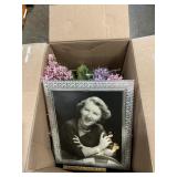 Box Lot With Fake x Flowers, Vintage Photo,