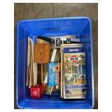 Box Lot With Travel Maps, NOS Combs, Fan, Sports
