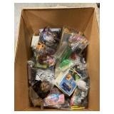 Box Lot With Happy Meal Toys, Carded Toys