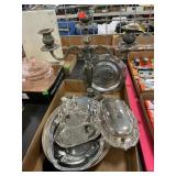 Lot Of Silverplate, Pewter