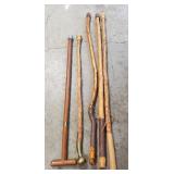 (5) Walking Sticks (36" & 48" Long)