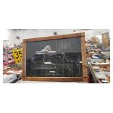 (1) Framed Harley Davidson Motorcycle Advertising