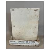 Vintage Metal Purina Display Shelf