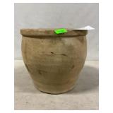 F.H. Cowden Stoneware 1-Handled Crock (Hairline