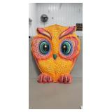 (2) Vintage Plastic Owl Decorations (24"ï¿½30")