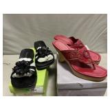 (2) Pair Of Unworn Womenï¿½s  Sandals (Size 8.5)