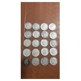 (20) U.S. Roosevelt Silver Dimes (90% Silver)