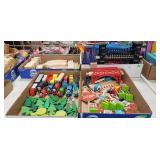 (4) Trays Of Thomas The Tank Train Cars &