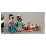 Tray Lot Of Assorted Dolls