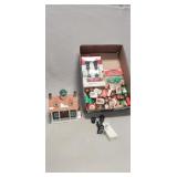 Tray Lot Of Assorted Christmas Items & More